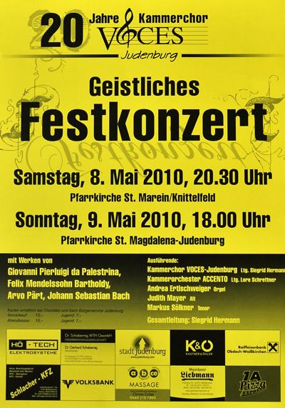Geistliches Festkonzert 2010