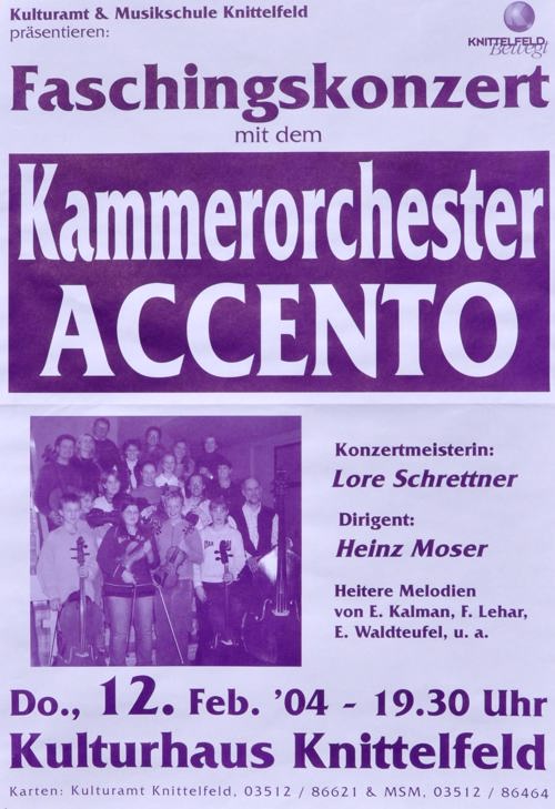 Faschingskonzert 2004