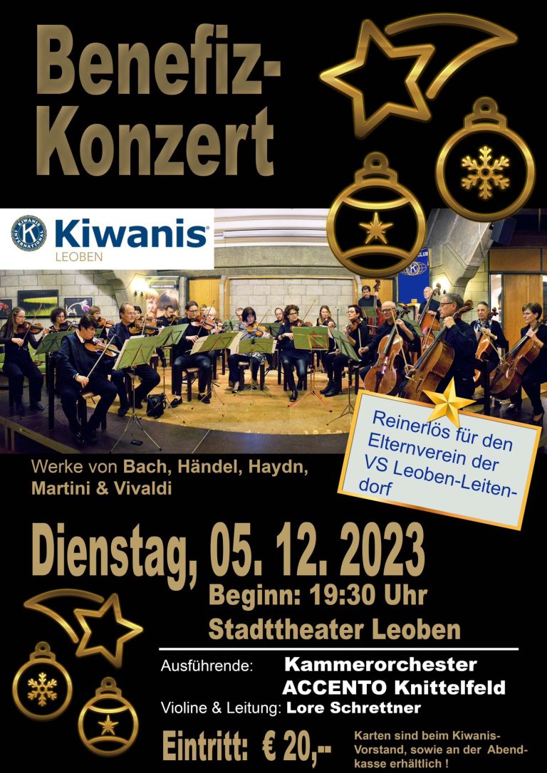 Kiwanis Benefizkonzert Leoben 2023
