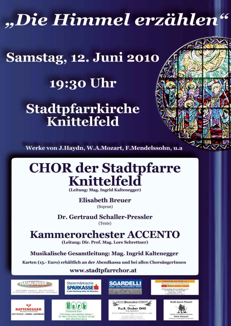 Stadtpfarrchor Konzert 2010