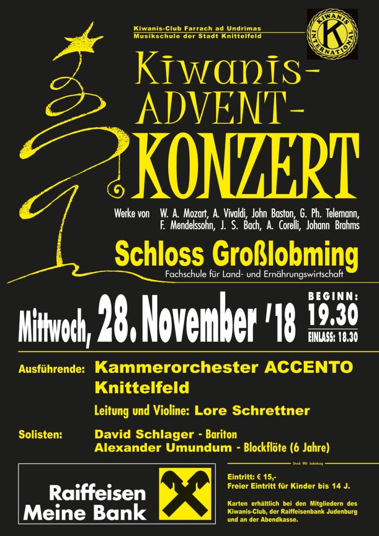Kiwanis Adventkonzert 2018