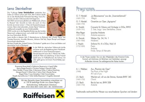 Kiwanis Adventskonzert 2025 Einladung 1