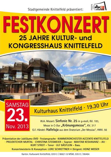 Plakat Festkonzert 25 jahre kulturhaus